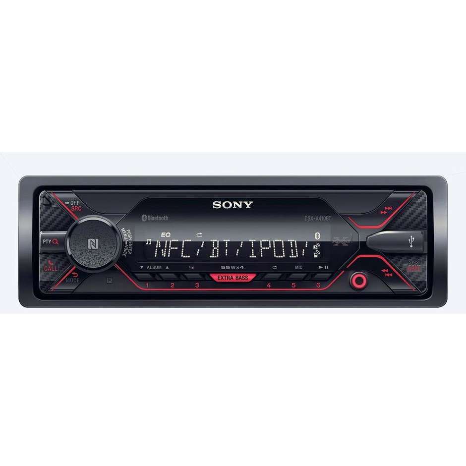 Sony DSX-A410BT autoradio Bluetooth MP3 USB colore nero
