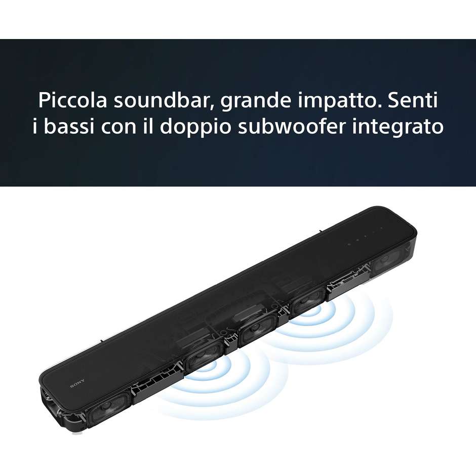 Sony HT-S2000 Soundbar Dolby Atmos a 3.1 canali Colore Nero