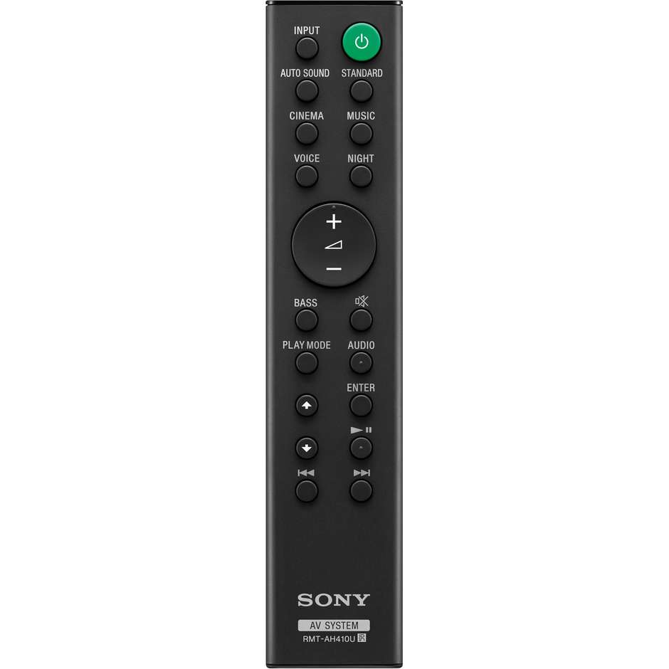 Sony HT-SF200 Soundbar singola Bluetooth 2.1 canali Potenza 80 Watt HDMI USB Colore Nero
