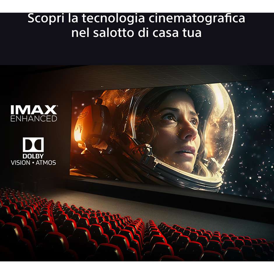 Sony K55XR8APAEP TV OLED 55" 4K Ultra HD Smart TV Wi-Fi Classe F Colore Nero