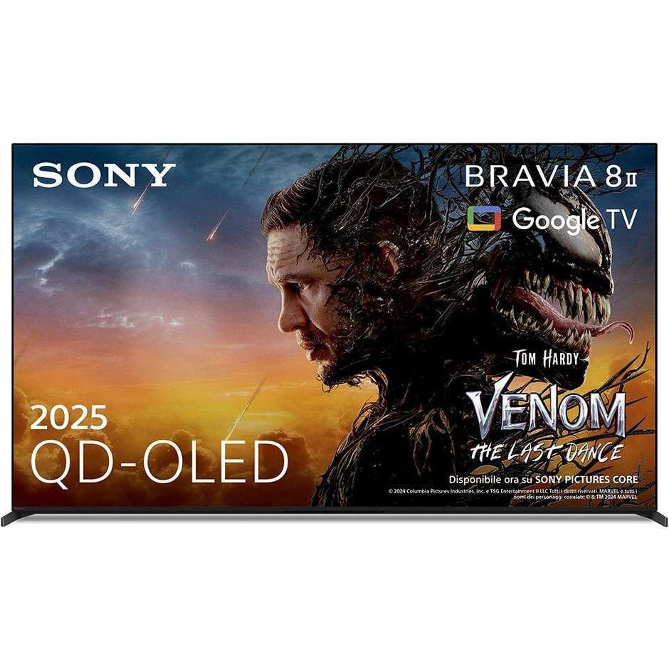 Sony K55XR8M25BP TV OLED 55" 4K Ultra HD Smart TV Wi-Fi Classe F Colore Nero