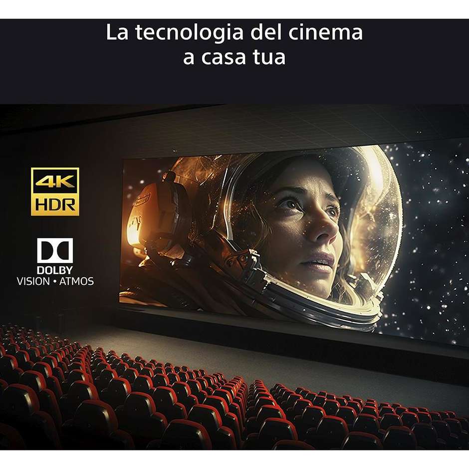 Sony K55XR8M25BP TV OLED 55" 4K Ultra HD Smart TV Wi-Fi Classe F Colore Nero