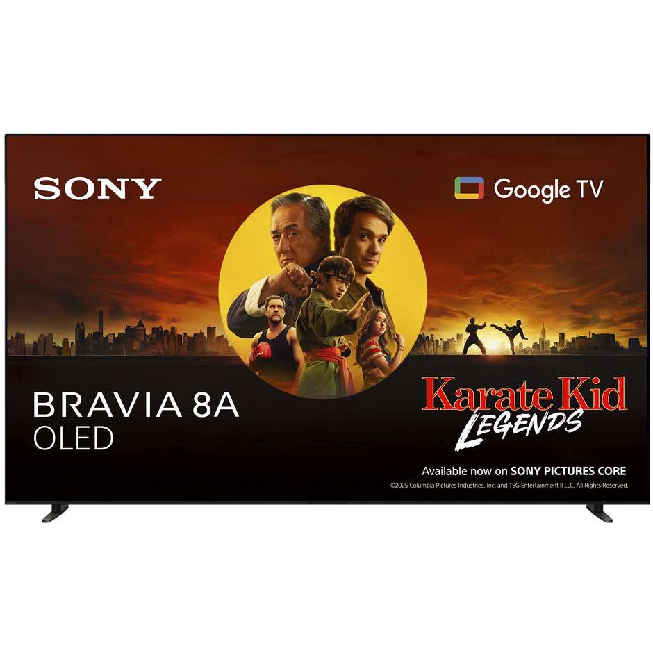 Sony K77XR8APAEP BRAVIA 8A Smart TV 77" OLED 4K 120Hz Google TV Dolby Vision Nero