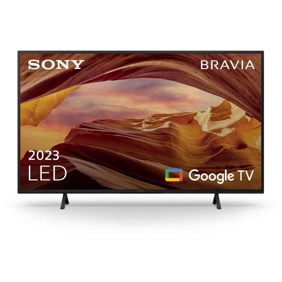 Sony KD50X75WLP TV LED 50" 4K Ultra HD Smart TV Wi-Fi Classe F Colore Nero