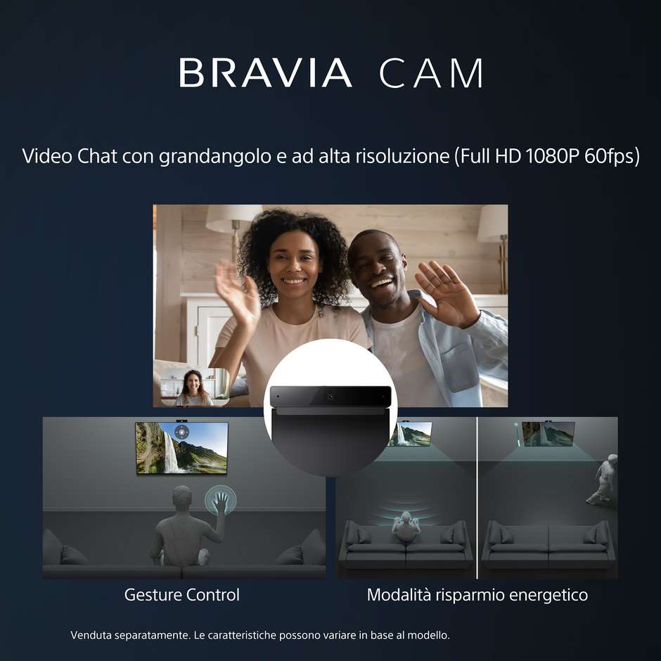 Sony KD50X75WLP TV LED 50" 4K Ultra HD Smart TV Wi-Fi Classe F Colore Nero