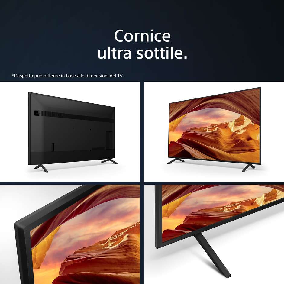 SONY KD65X75WLA Smart TV 65" LED 4K Ultra HD Google TV Colore Black
