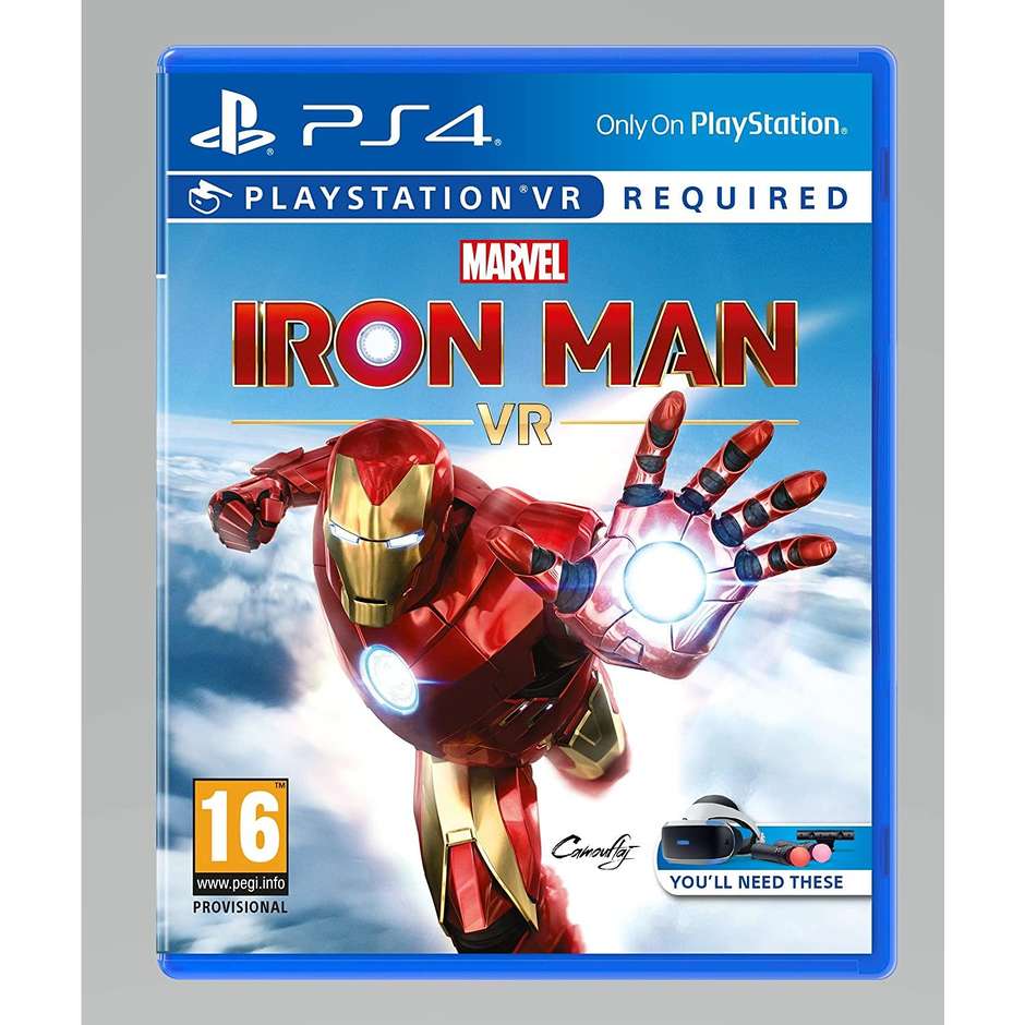Sony Marvel's Iron-Man VR videogioco per PlayStation 4 Pegi 12