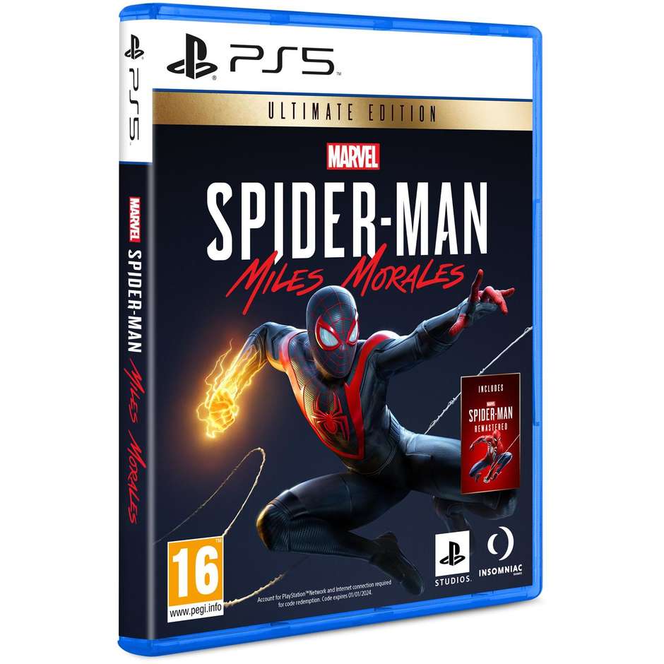 Sony Marvel's Spider-Man Miles Morales Ultimate Edition videogioco per PlayStation 5 Pegi 16
