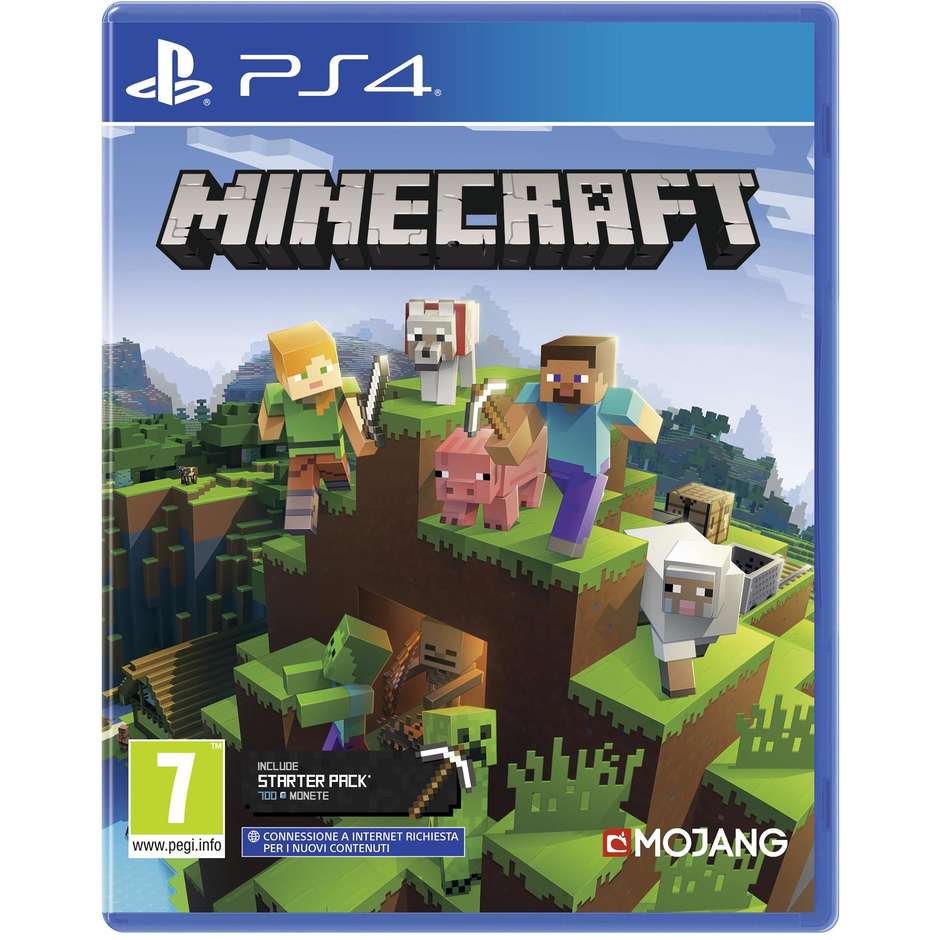 Sony Minecraft Videogioco di azione per Playstation 4 PEGI 7