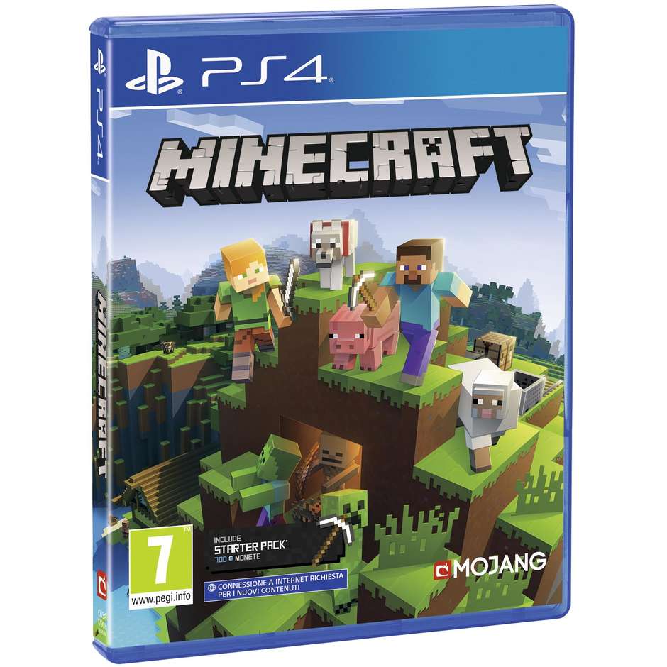 Sony Minecraft Videogioco di azione per Playstation 4 PEGI 7