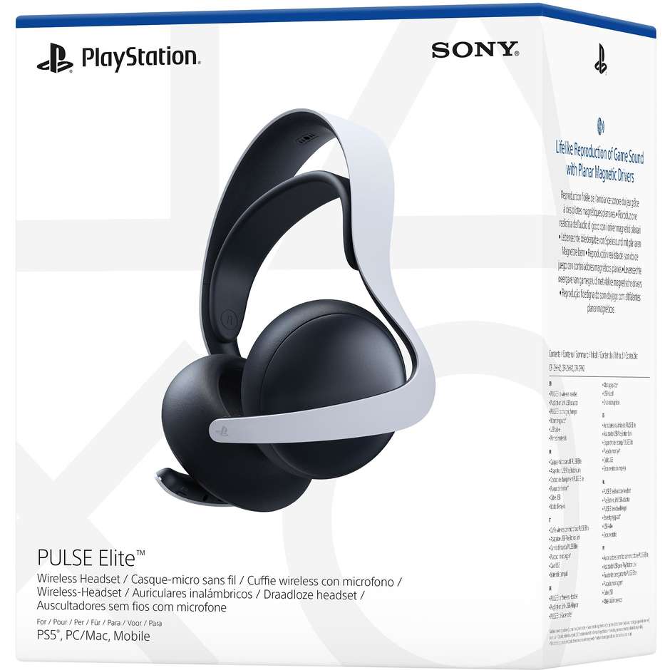 Sony PULSE Elite Cuffie Wireless PS5 con Microfono
