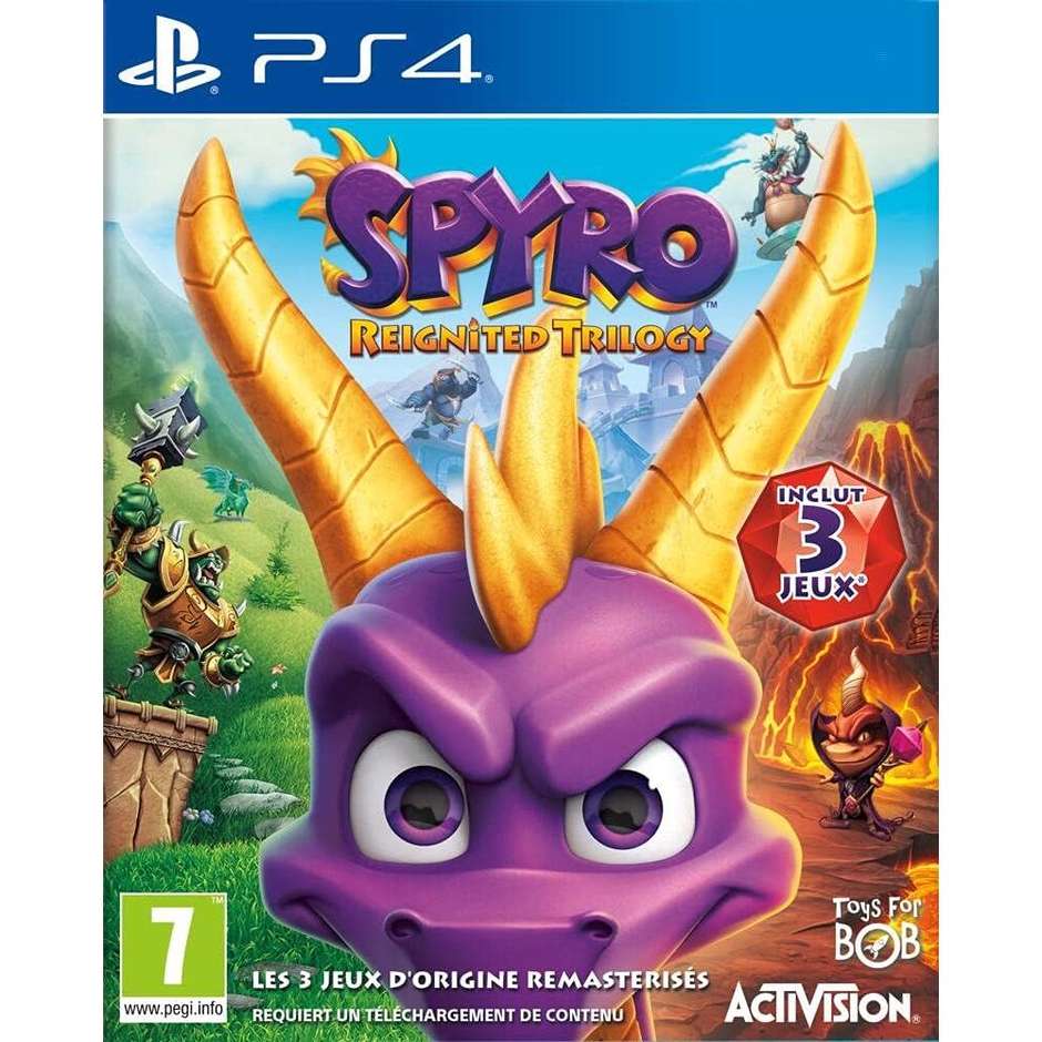 Sony Spyro Trilogy Reignited Videogioco per PlayStation 4 PEGI 7