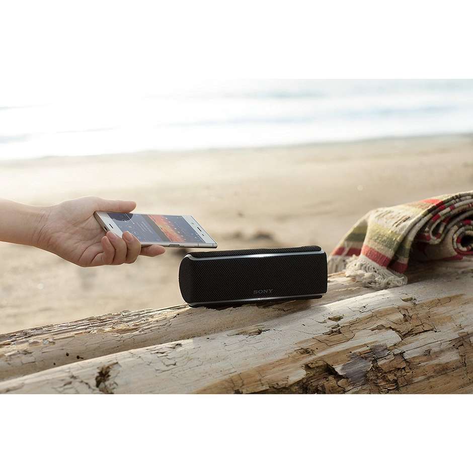 Sony SRSXB21B.CE7 diffusore portatile wireless Bluetooth NFC Waterproof con funzione satellite