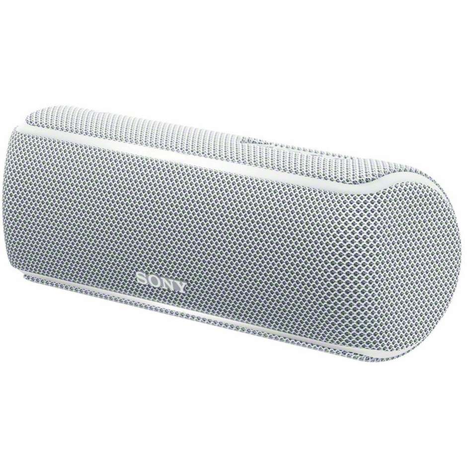 Sony SRSXB21W.CE7 diffusore speaker portatile wireless Bluetooth waterproof con funzione satellite