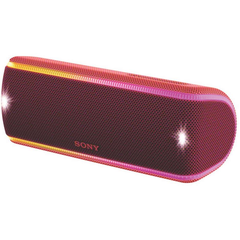 Sony SRSXB31R.CE7 diffusore speaker portatile wireless Bluetooth waterproof funzione party colore rosso