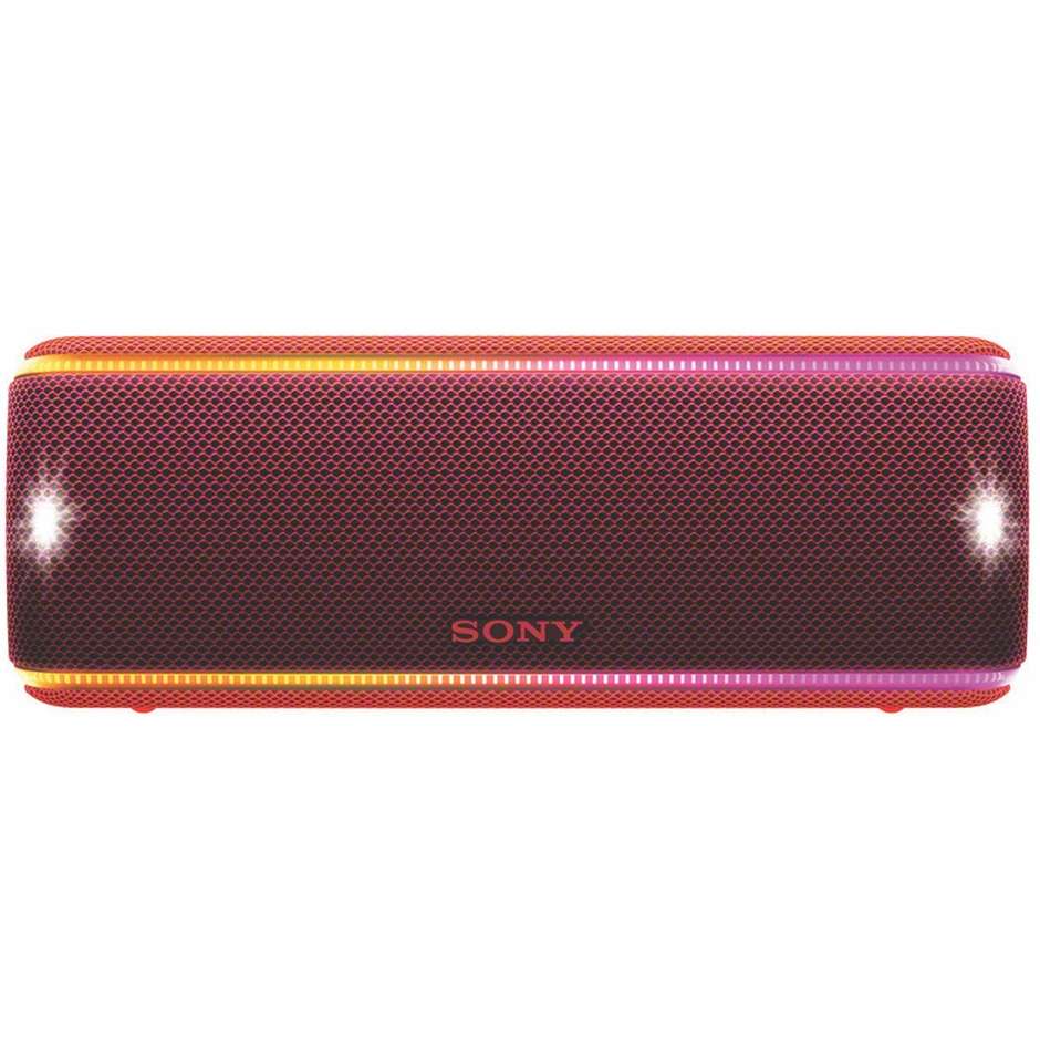 Sony SRSXB31R.CE7 diffusore speaker portatile wireless Bluetooth waterproof funzione party colore rosso