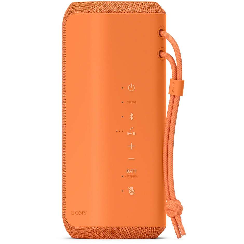 SONY SRSXE200D. Altoparlante Portatile Wireless Bluetooth Impermeabile Protezione IP67 Colore Orange