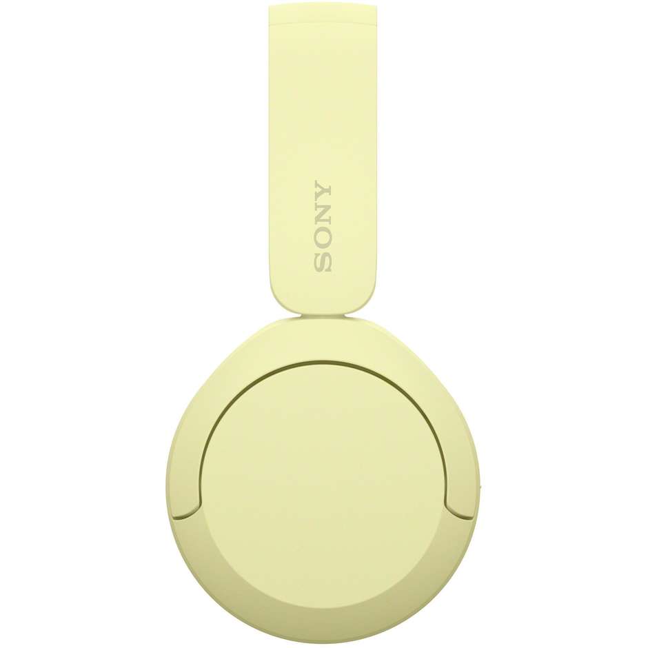 Sony WH-CH520 Cuffie Wireless On-Ear Bluetooth 40h Microfono USB-C Giallo