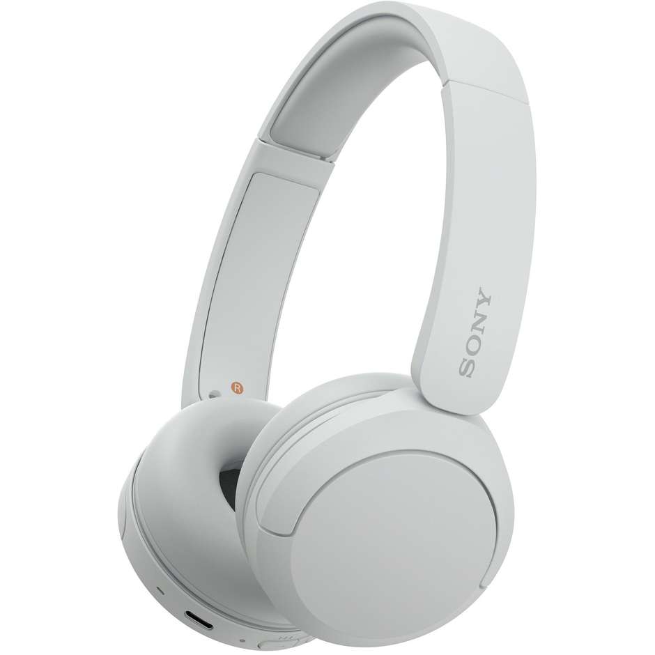 Sony WH-CH520W.C Cuffie Bluetooth On-Ear Wireless 50h Ricarica Rapida Bianco