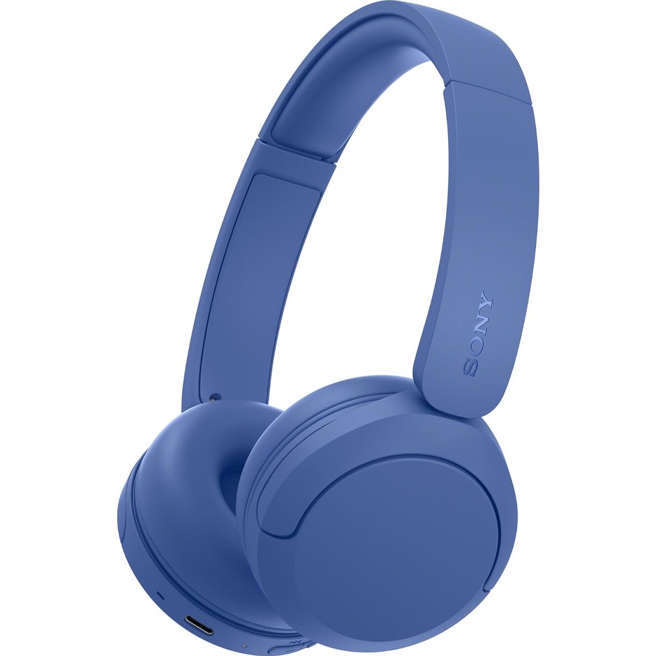 Sony WH-CH530 Cuffie wireless on-ear Bluetooth 6.0 multipoint 55 ore cobalto