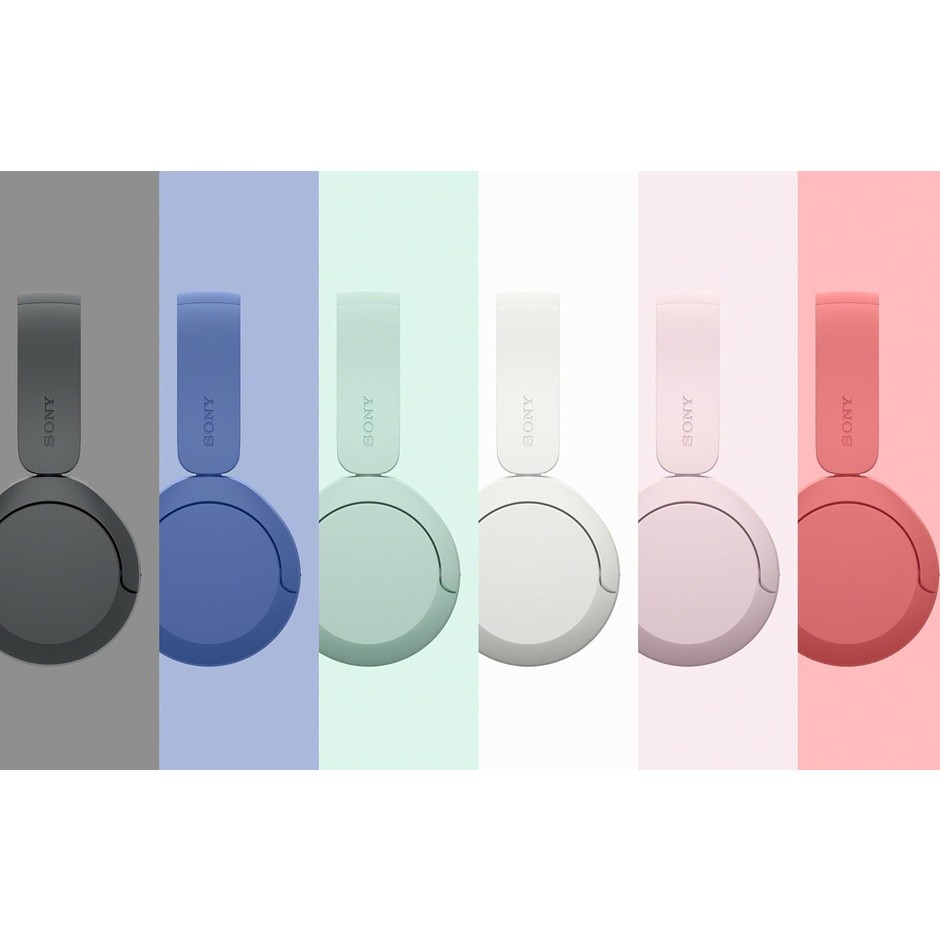 Sony WH-CH530 Cuffie wireless on-ear Bluetooth 6.0 multipoint 55 ore cobalto