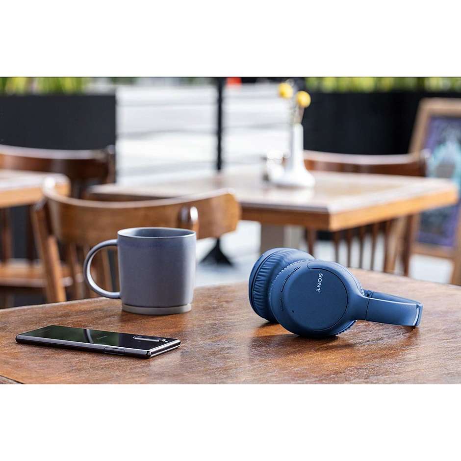 Sony WH-CH710N Cuffie wireless Bluetooth con eliminazione del rumore colore Blu