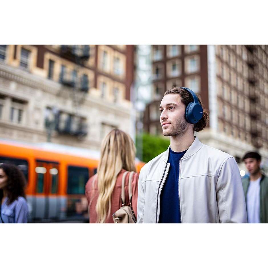 Sony WH-CH710N Cuffie wireless Bluetooth con eliminazione del rumore colore Blu