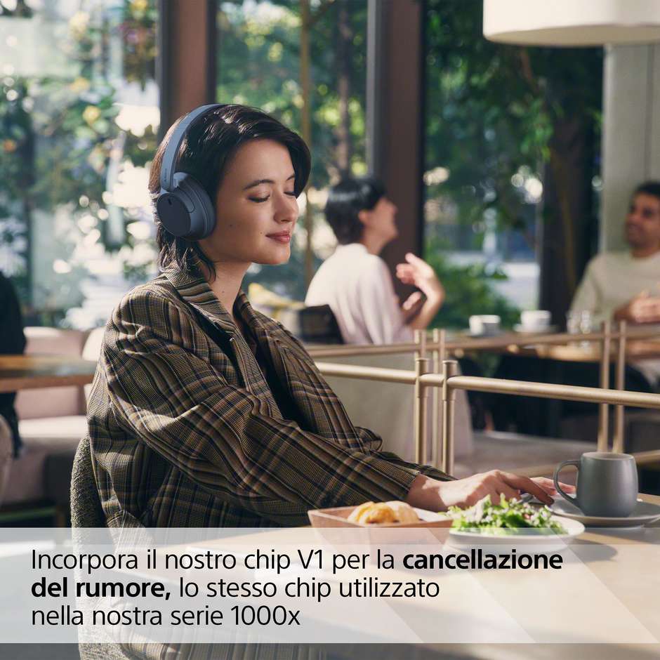 Sony WH-CH720 Cuffie Bluetooth wireless con cancellazione del rumore Bluetooth Colore Blu