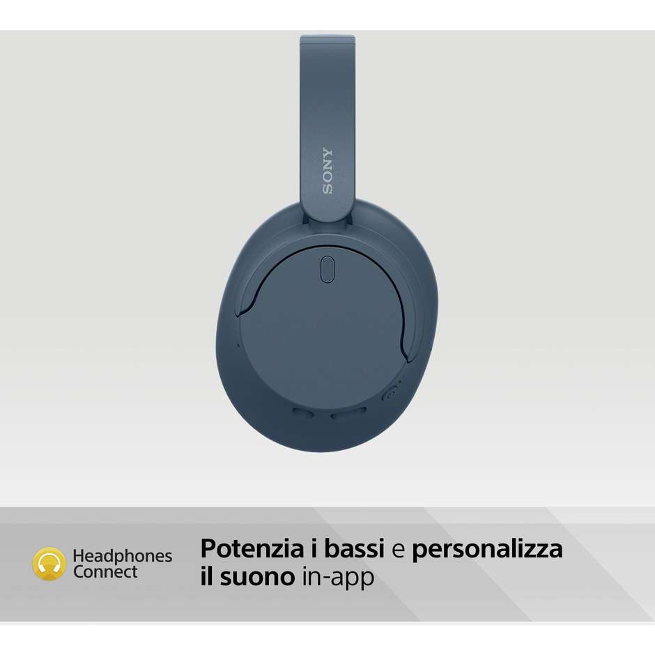 Sony WH-CH720 Cuffie Bluetooth wireless con cancellazione del rumore Bluetooth Colore Blu