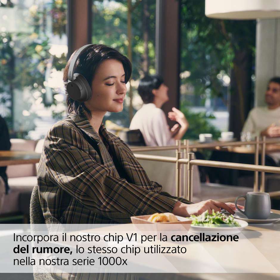 Sony WH-CH720N Cuffie Bluetooth Over-Ear ANC 35h Ricarica Rapida Nero