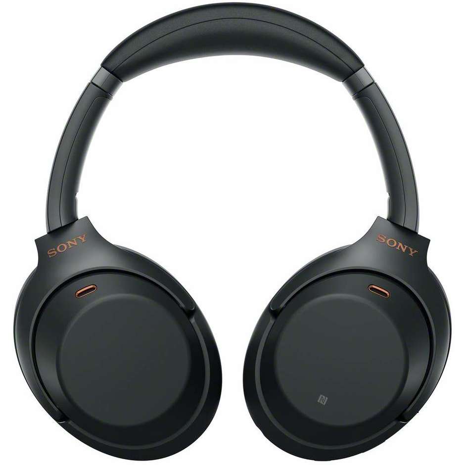 Sony WH1000XM3B Cuffie Wireless Bluetooth a eliminazione del rumore colore Nero