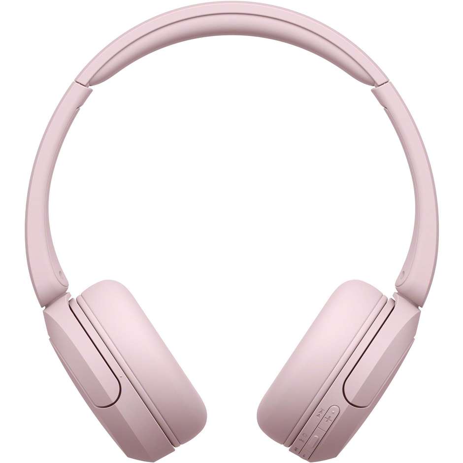 Sony WHCH520P.CE7 Cuffie Wireless Bluetooth ad Alta Risoluzione Nero