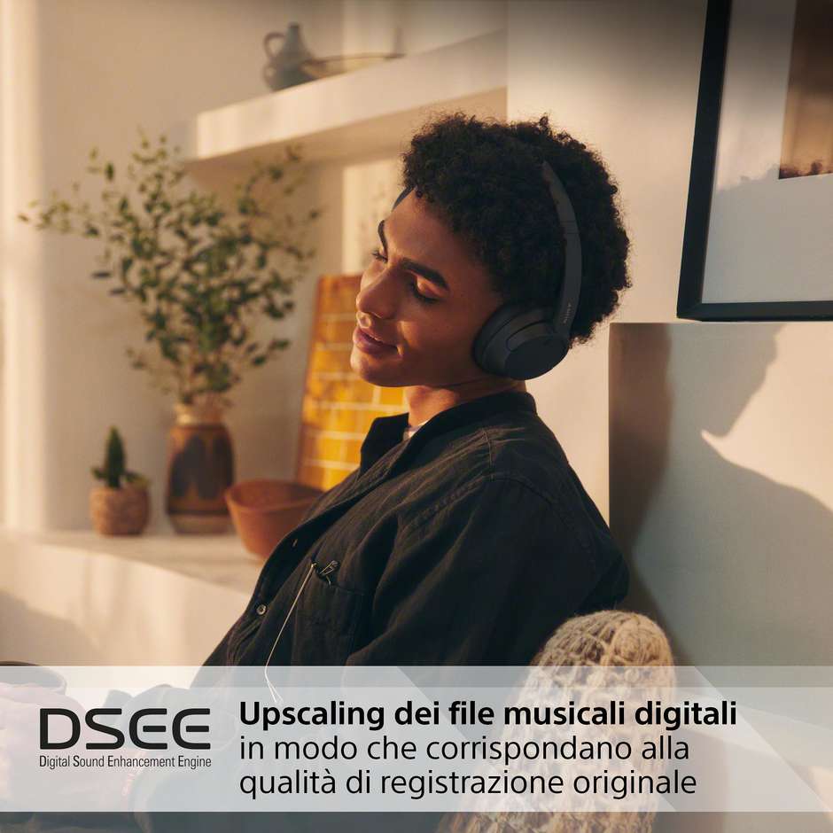 Sony WHCH720NB. Cuffie Wireless Bluetooth ad Alta Risoluzione Nero
