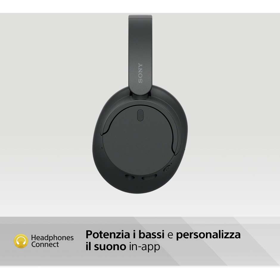 SONY WHCH720NB. Cuffie Wireless Bluetooth con Microfono Integrato Cancellazione Attiva del Rumore ANC Colore Black