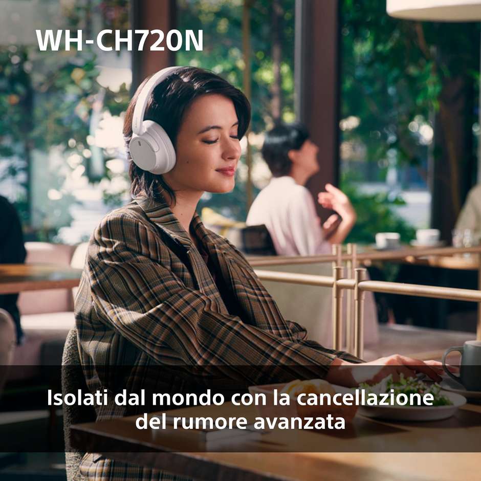 Sony WHCH720NP.CE7 Cuffia Bluetooth Wireless con cancellazione del rumore Colore Rosa