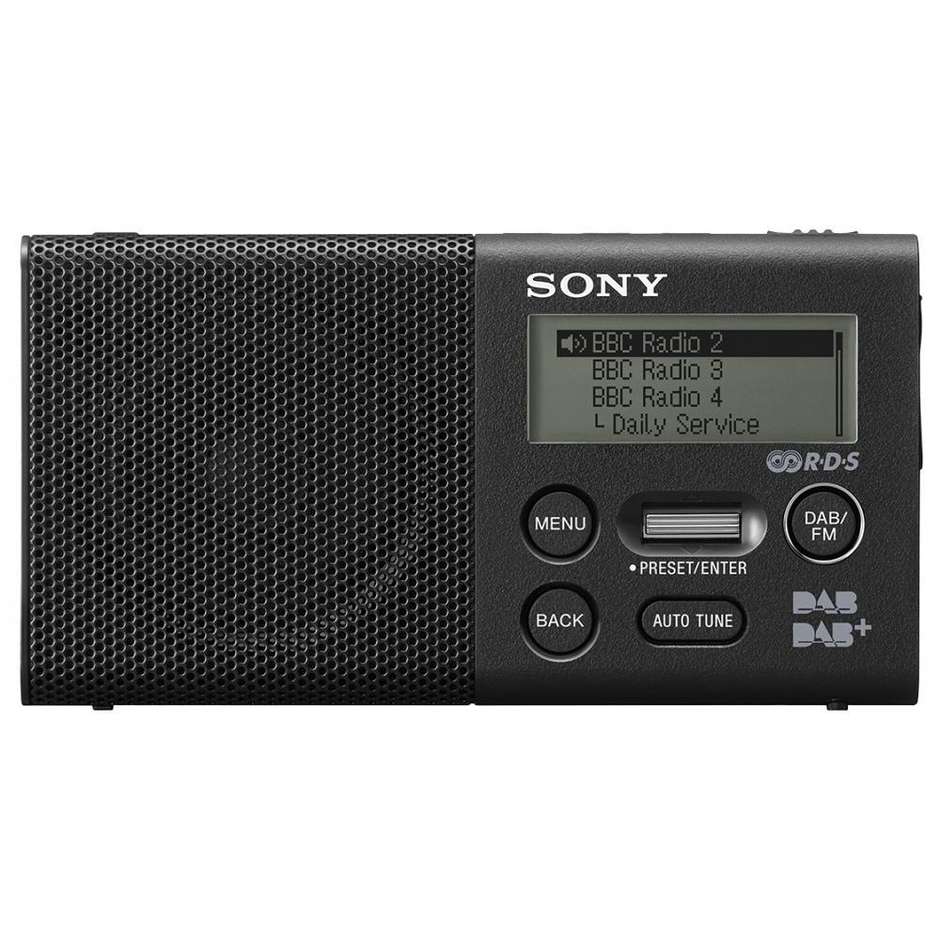 Sony XDR-P1DBPB Radio portatile ricevitore DAB/DAB+/FM colore Nero