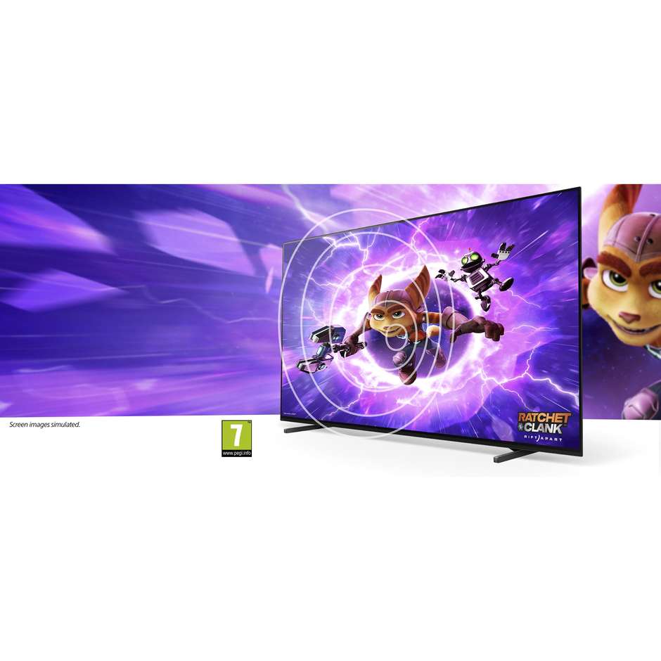 Sony XR55A80J TV OLED 55" 4K Ultra HD Smart TV Wi-Fi Classe G colore cornice nero