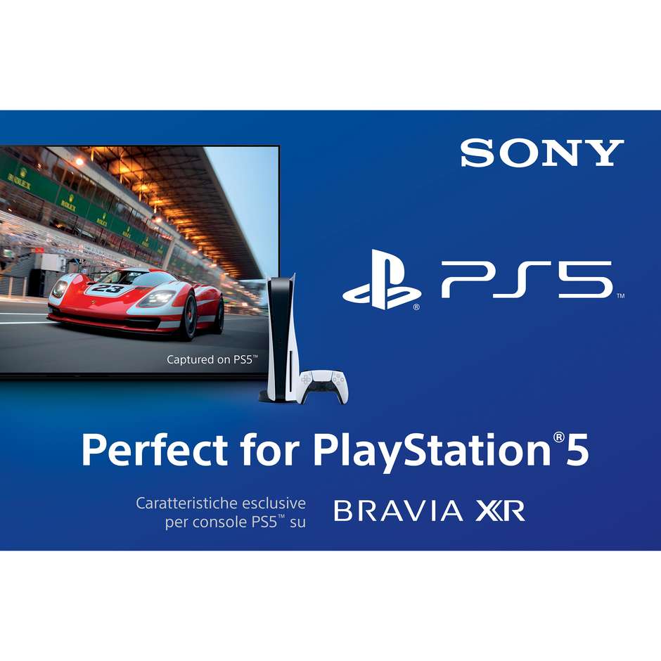 Sony XR65A75KAEP TV OLED 65" 4K Ultra HD Smart TV Wi-Fi Classe F colore cornice nero