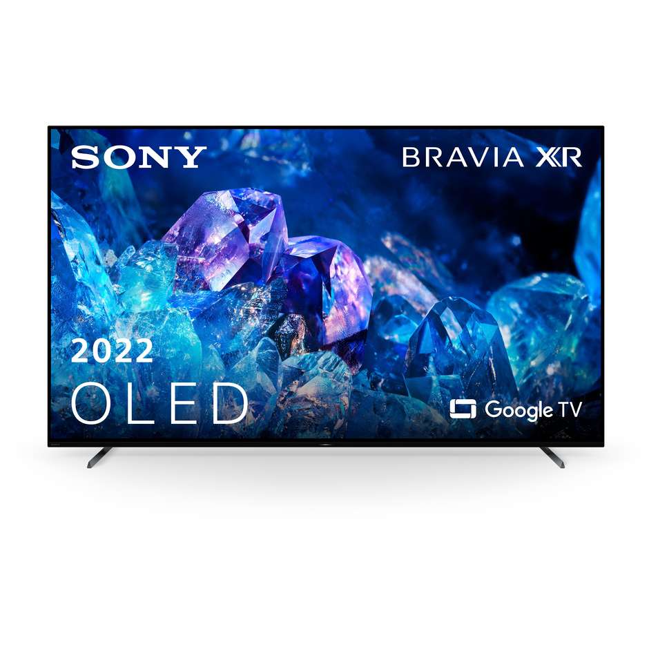Sony XR77A80KAE Tv OLED 77" 4K Ultra HD Smart TV Wi-Fi Classe E Colore Nero