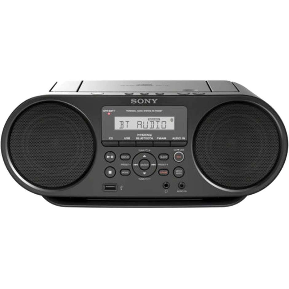 Sony ZS-RS60BT stereo portatile Bluetooth 2 Speaker connessione USB colore Nero