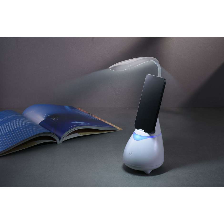 speaker bluetooth desk light bianco