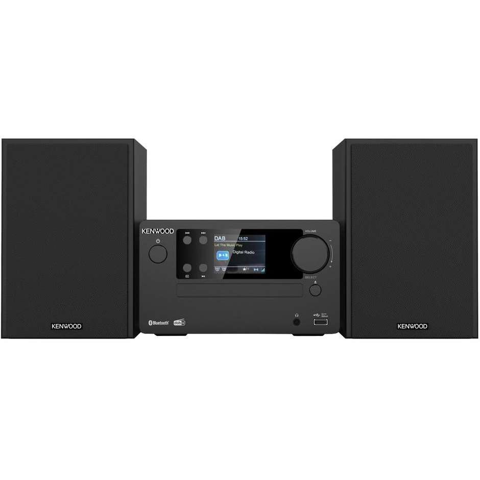 stereo micro dab+ bt cd usb aux in black