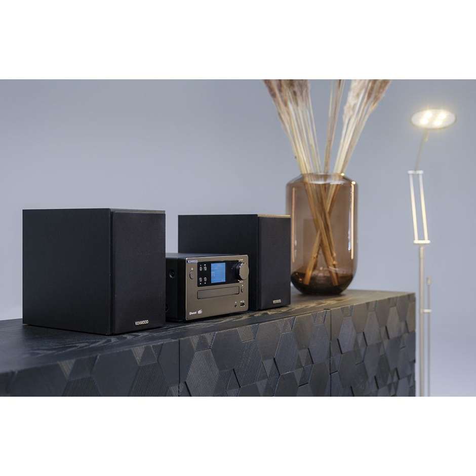 stereo micro dab+ bt cd usb aux in black