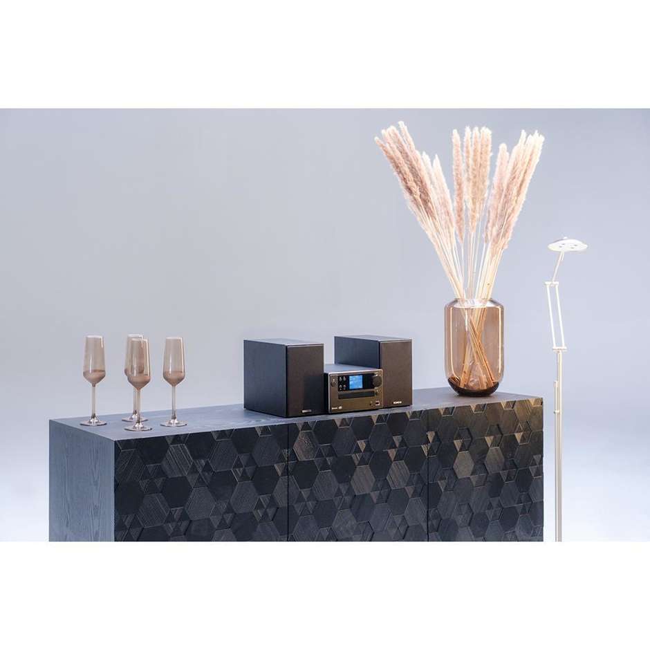 stereo micro dab+ bt cd usb aux in black