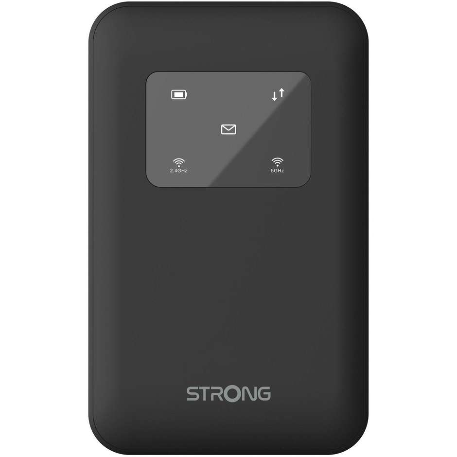 Strong 4G+MIFI900 Router 4G LTE MiFi Hotspot Wi-Fi Display Nero