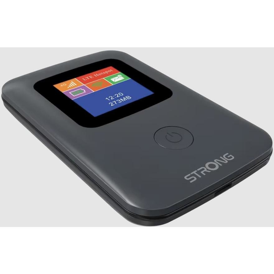 Strong 4GMIFI150CD Hotspot Portatile 4G LTE 150Mbps con Display a Colori Wi-Fi N e Batteria 2100mAh - Nero