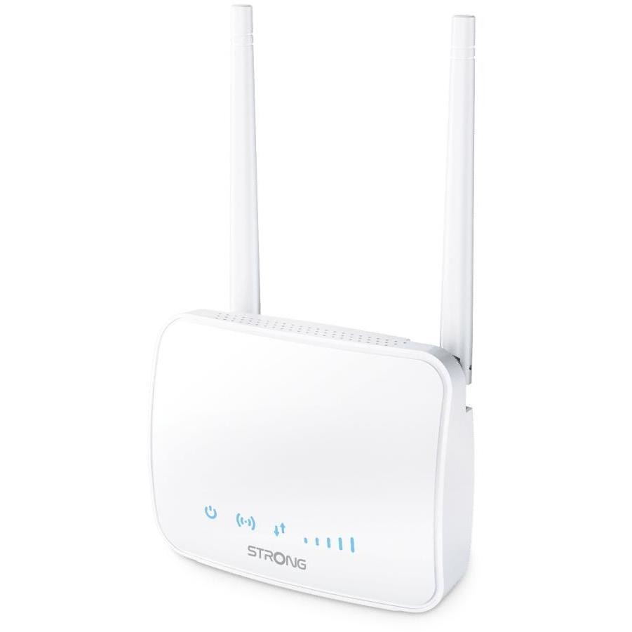 Strong 4GROUTER350M Modem Router 4G LTE Cat 4 Wi-Fi N300 4 Porte LAN 2 Antenne Esterne Bianco
