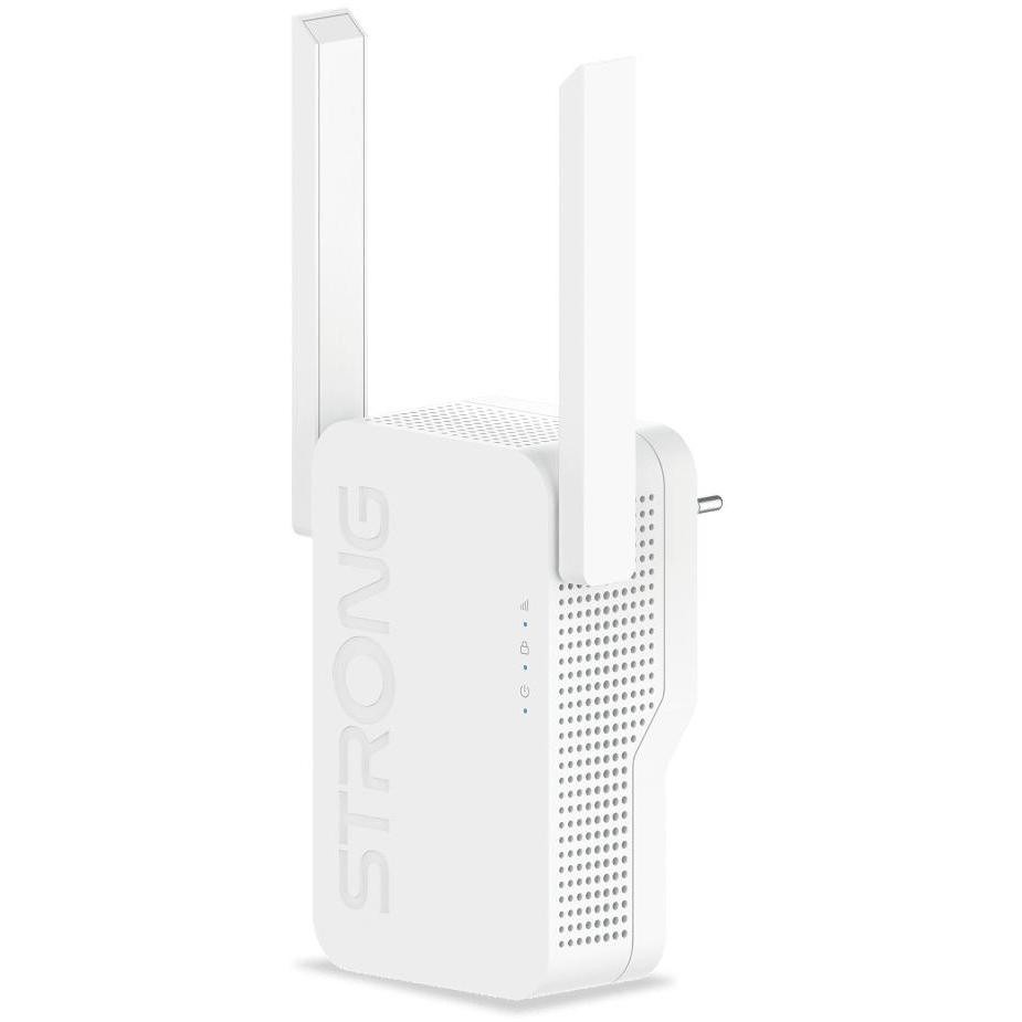 Strong Repeater AX3000 Ripetitore Wi-Fi 6 Dual Band AX3000 con Canali 160MHz Porta Gigabit LAN ed EasyMesh - Bianco