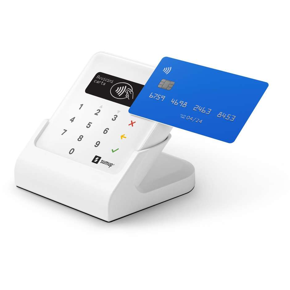 SumUp Air Bundle terminale POS Bluetooth con NFC, bianco