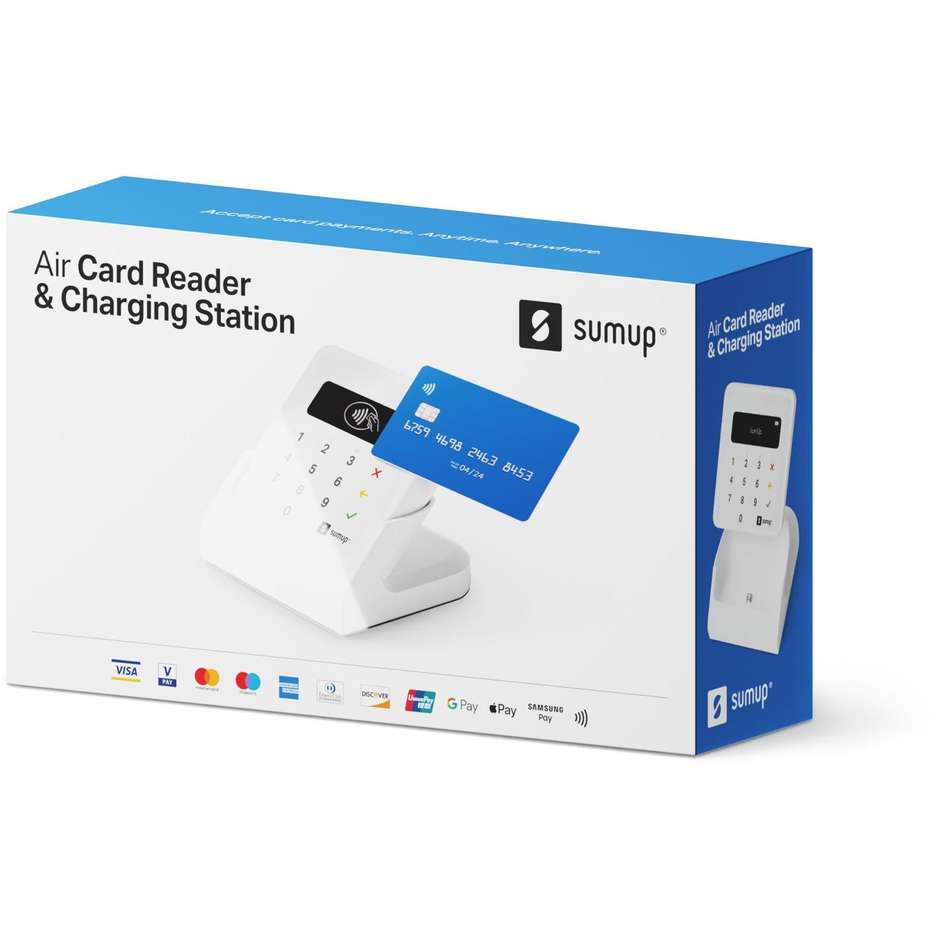 SumUp Air Bundle terminale POS Bluetooth con NFC, bianco